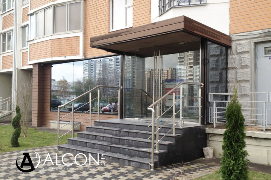 Входная группа офиса в г Брянск